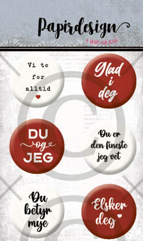 PD 1640 Glad i deg ( 6 buttons )