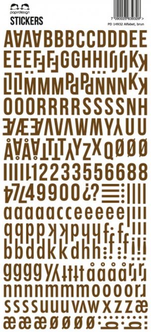 Hovedbilde Stickers brown (6)