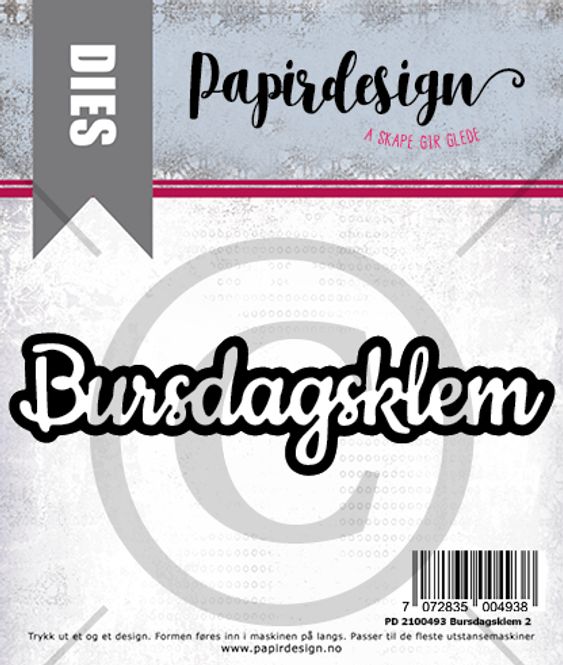 Hovedbilde PD 2100493 Bursdagsklem (6 ...