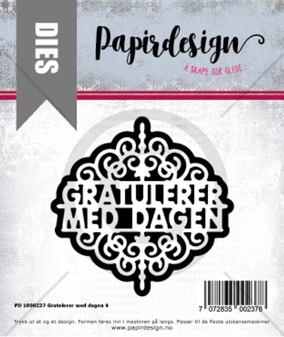 Hovedbilde PD 1900237 Gratulerer med ...