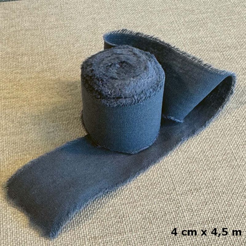 B&aring;nd, m&oslash;rk bl&aring; ( 6 ruller )