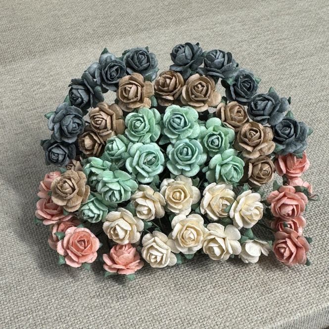 Hovedbilde Roser 1,2 cm, lys miks