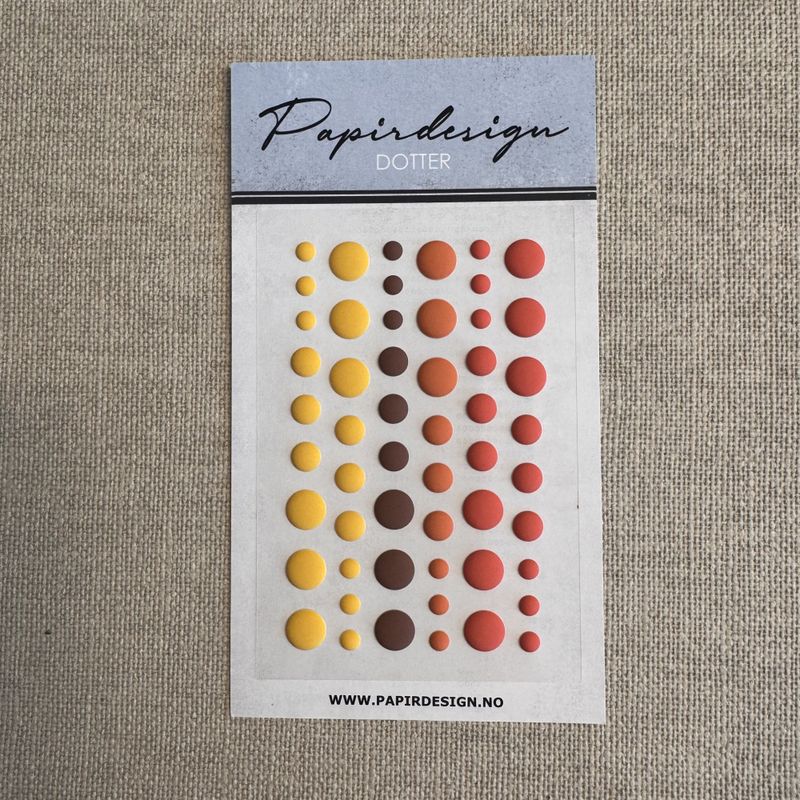 PD 1643 Dotter rust, matte ( 6 i pakken )